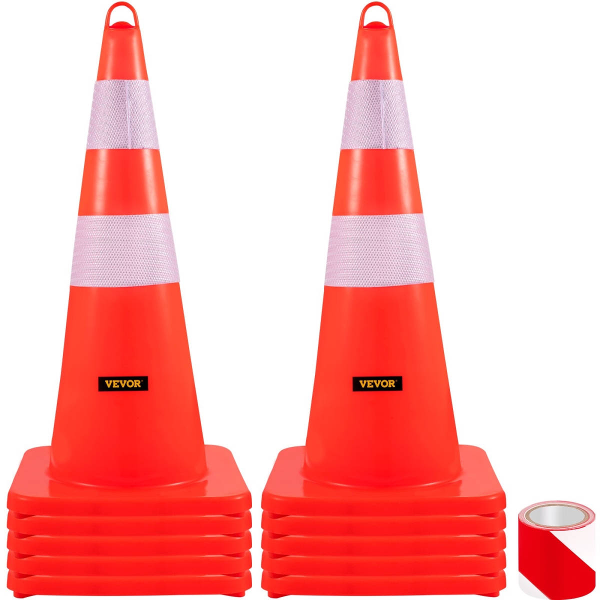 AQZYCQHSB2810FZ5BV0 28 in. Traffic Cones - 10 Piece