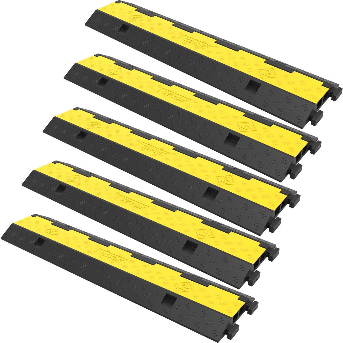 Picture of Vevor DLBHQXSLX5PCSZUIBV0 11000 lbs Cable Protector Ramp - Pack of 5