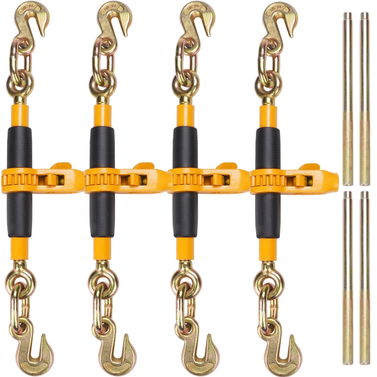 0.375-0.5 in. Heavy Duty Load Binders with G80 Hooks 12000 lbs Secure Load Limit