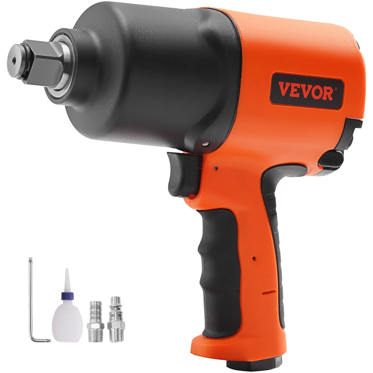 KQCJBS342000NPBK0V0 Air Impact Wrench 0.75 in. Square Drive 1870 ft. Nut-Busting Torque 90-120PSI