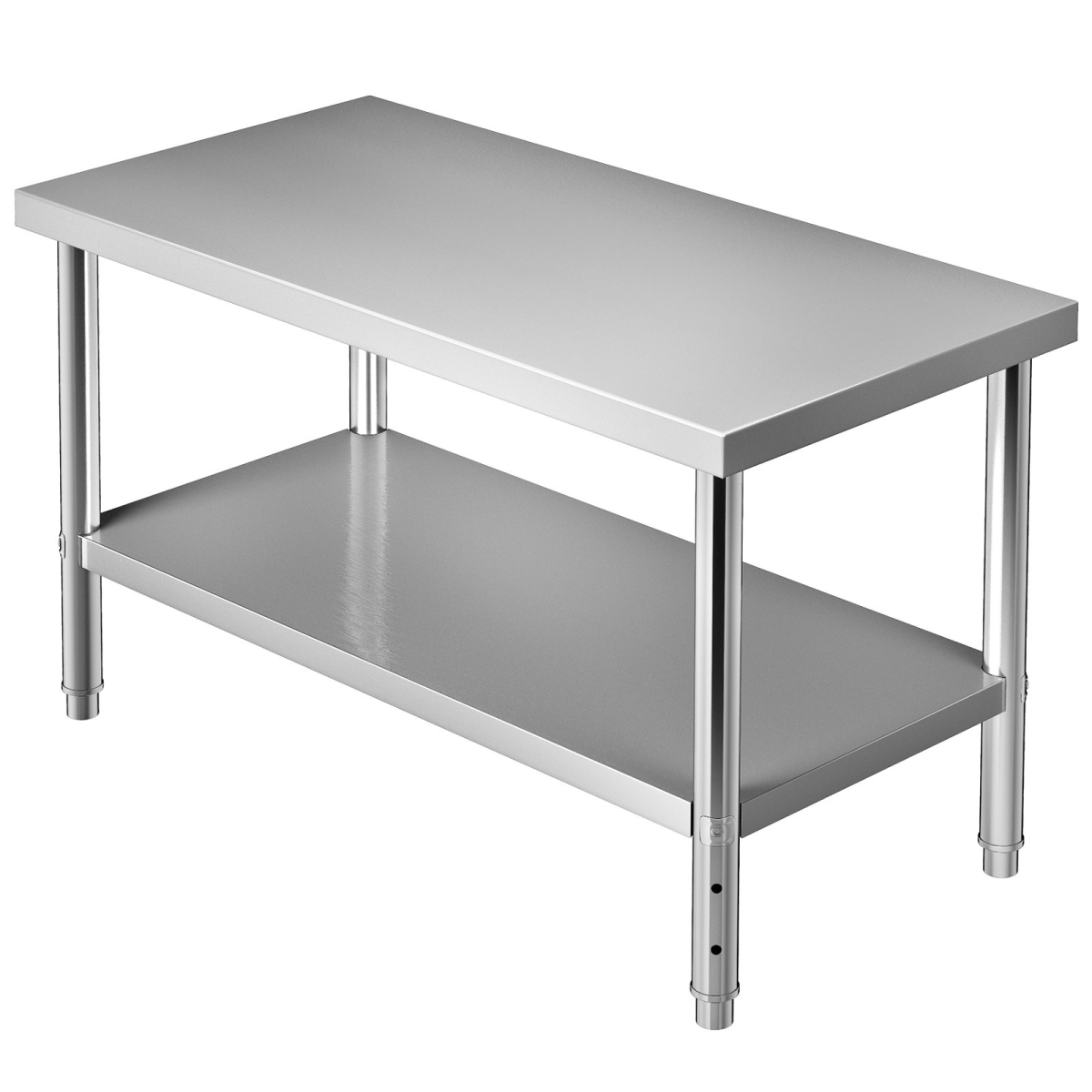 Picture of Vevor J48X30X34INCHVNM2V0 48 x 30 x 34 in. Stainless Steel Prep Table