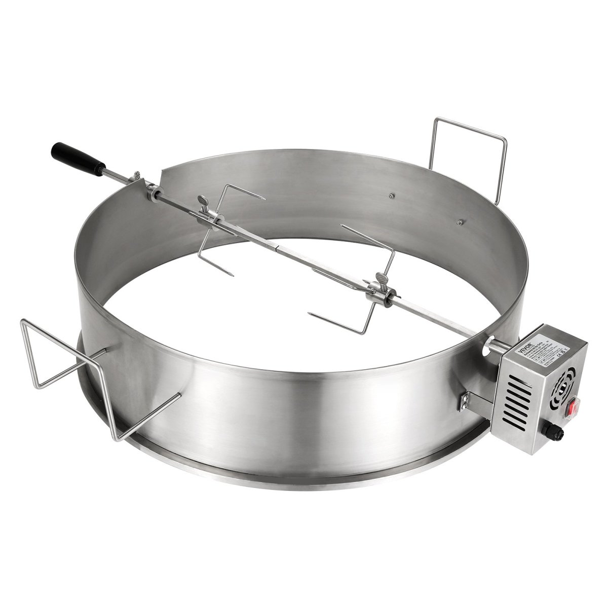 BBQ Rotisserie Ring Kit for 22 in. Kettle Charcoal Grills Stainless Steel -  PatioPlus, PA4373781