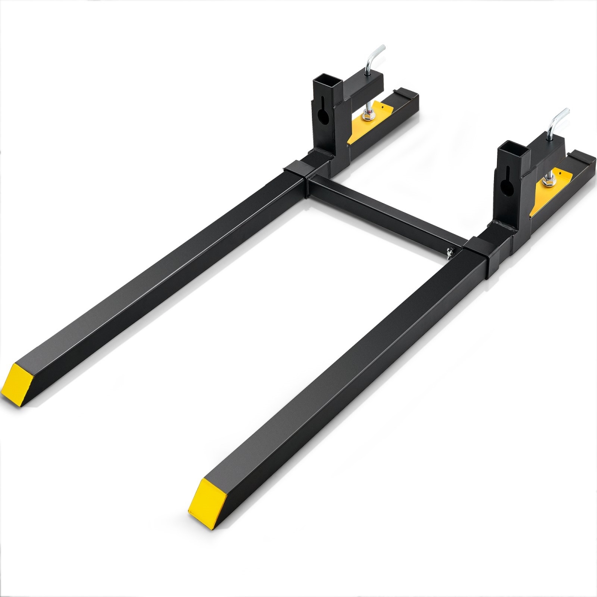 Clamp on Pallet Forks 2000lbs Tractor Forks 60" Adjustable Bucket Forks