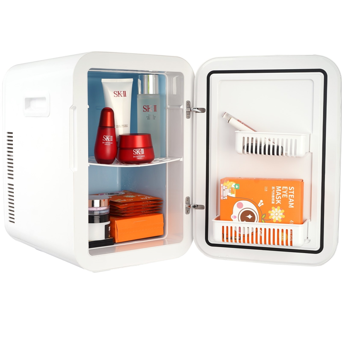 Picture of Vevor MNBXBSBLSK20LO5KSV1 20 Liter Skincare Fridges with Temper Control Touch Screen, White