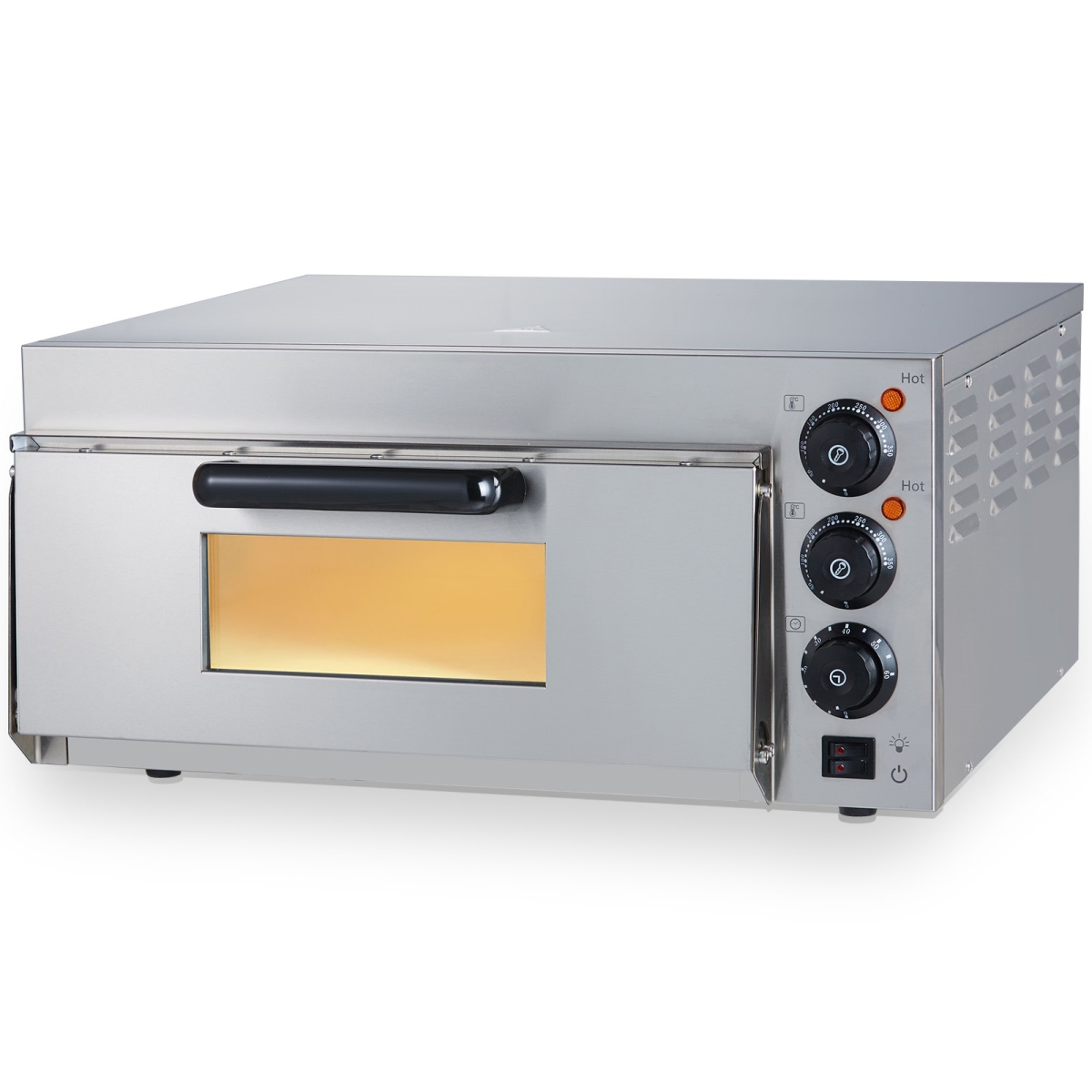 Picture of Vevor TMSDPSLBS117OFNENV1 16 in. Electric Countertop Pizza Oven