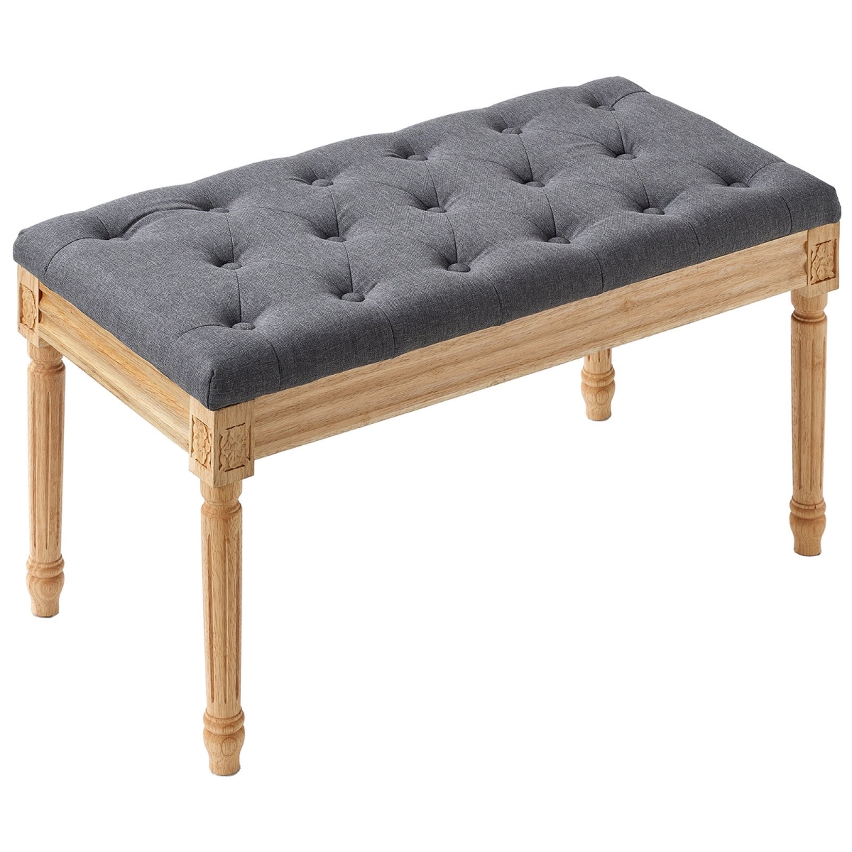 Picture of Vevor CZZY3216CSHS53GN7V0 16 in. Ottoman Bench&#44; Gray