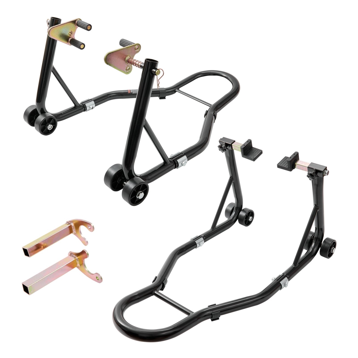 Motorcycle Front & Rear Stand Lift 850 lbs Spoolift Paddock Swingarm Arm