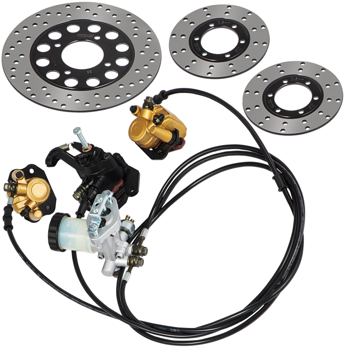 Go-kart Brake Master Cylinder Kit with Hammerhead Hydraulic Universal
