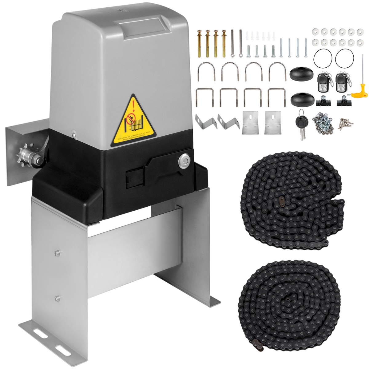 3300 lbs Automatic Sliding Gate Opener Driveway Operator Infrared Sensor