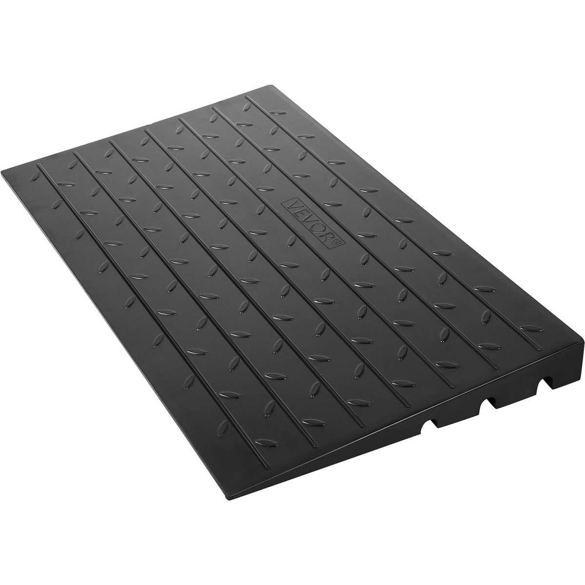 WF24X42.5X2.5WSX2V0 2.6 in. Rubber Threshold Ramp