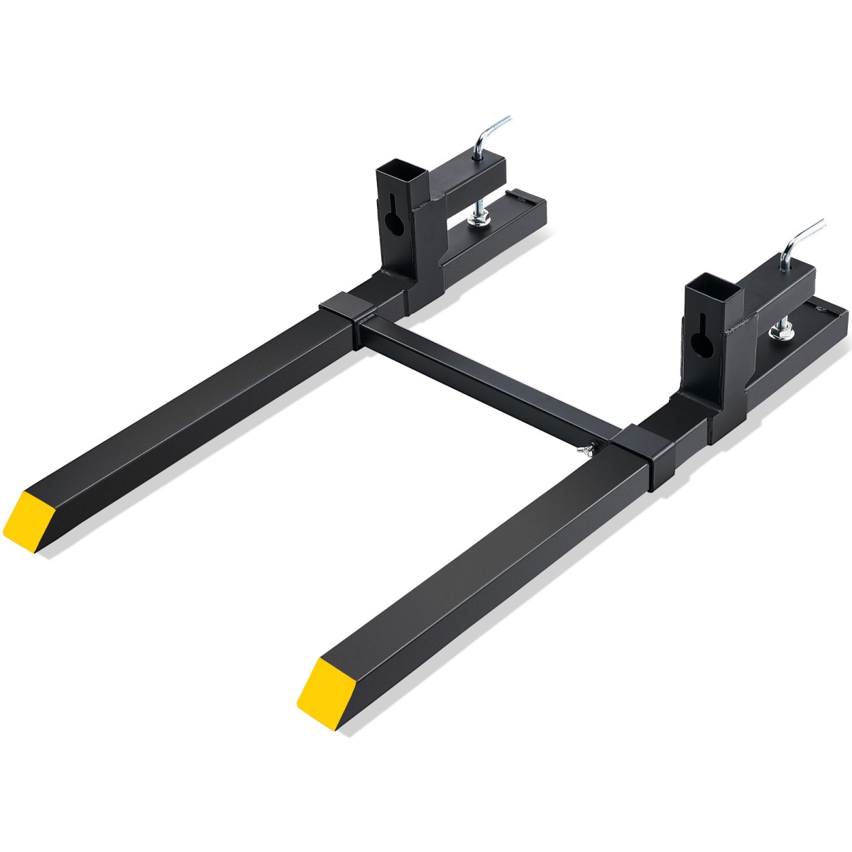Clamp On Pallet Forks 43" 2000 lbs Tractor Forks w/Adjustable Bucket Forks