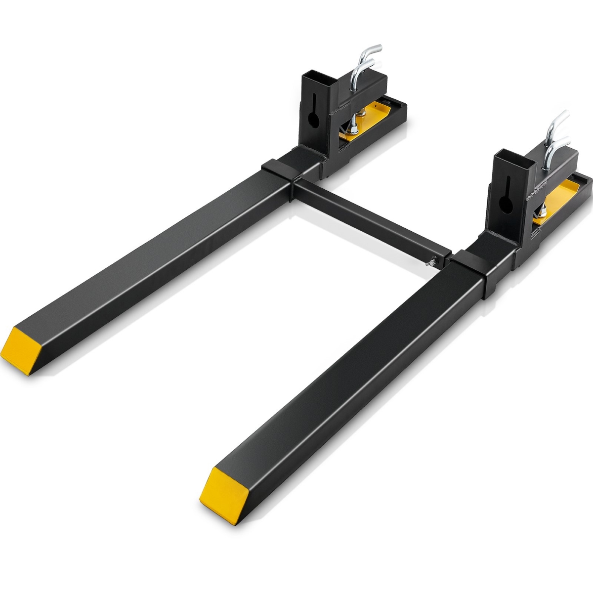 Clamp on Pallet Forks 4000lbs Tractor Forks 60" Adjustable Bucket Forks