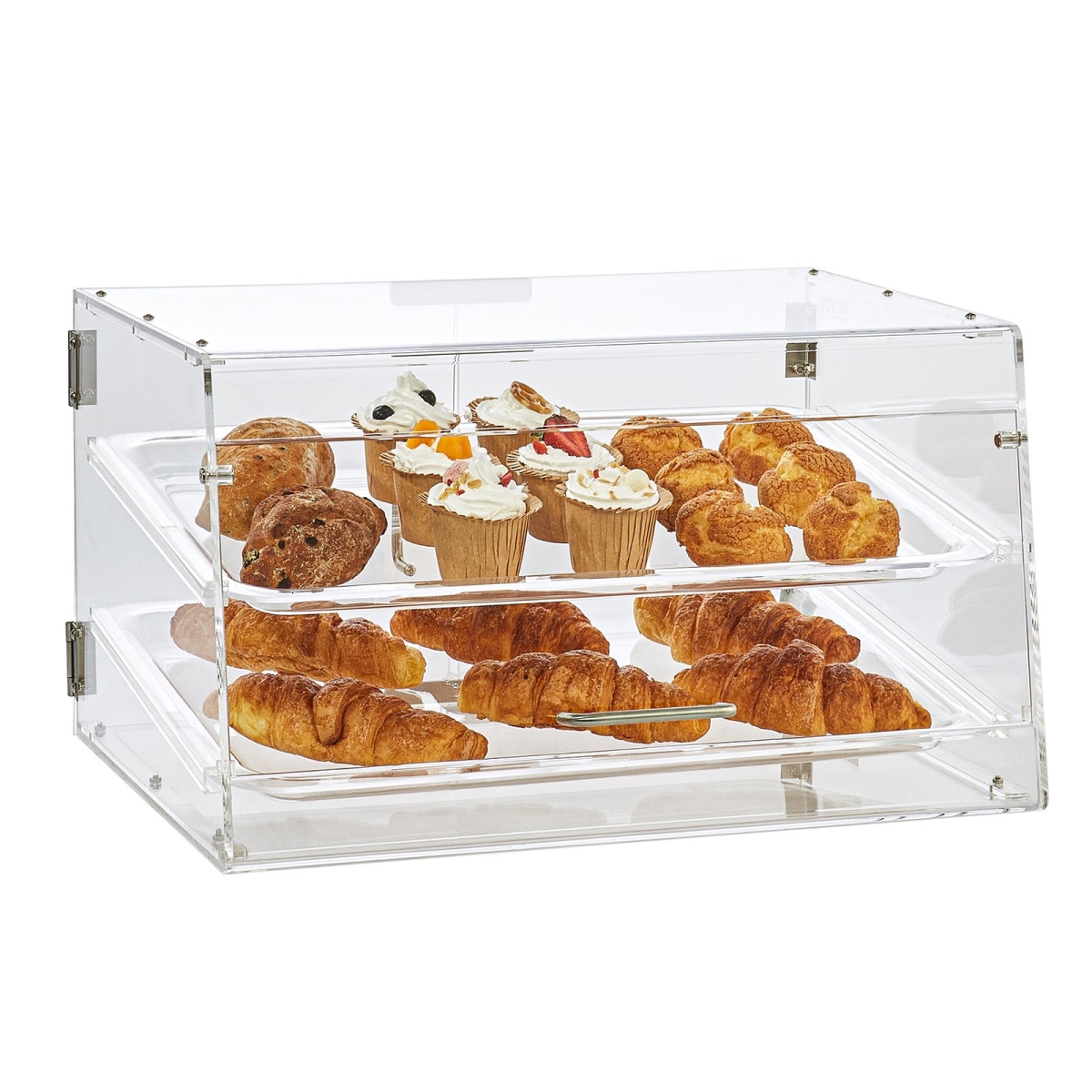 Picture of Vevor YKLMBZSJYKL2YEFSCV0 20.7 x 13.2 x 11.9 in. 2-Tier Commercial Countertop Bakery Display Case
