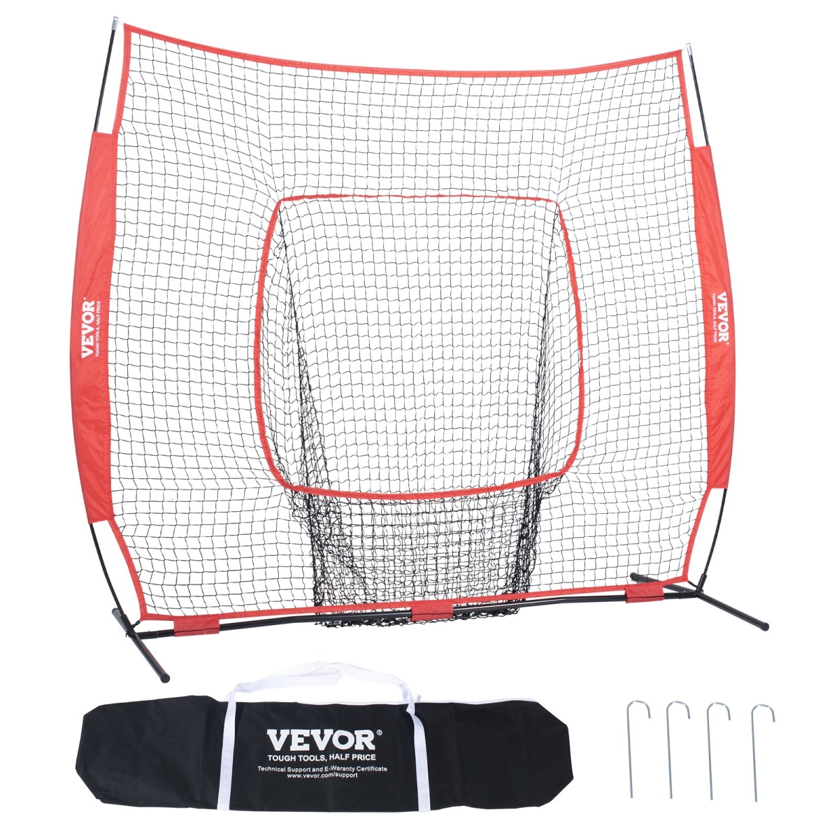 Picture of Vevor 77YCWPJXLW773F0NBV0 7 x 7 ft. Baseball Softball Practice Net