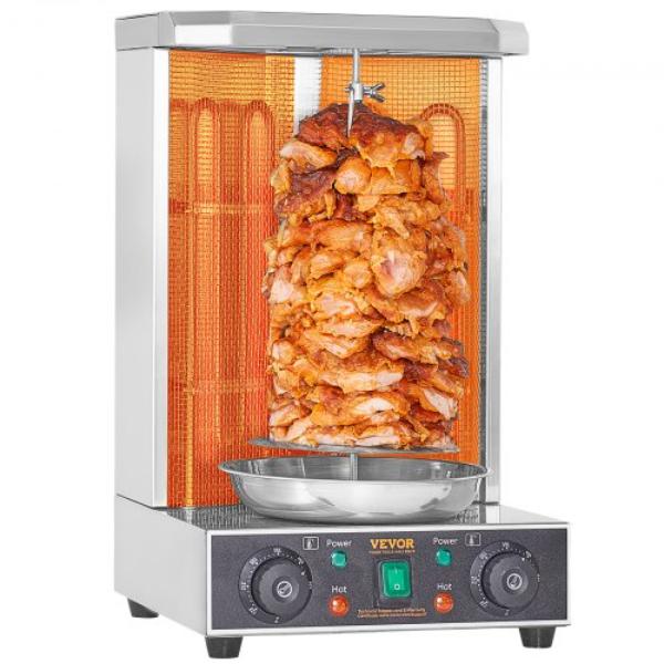 LSKRJ13BDWM02BTJOV1 Shawarma 13 lbs Capacity Chicken Cooker Machine with 2 Burners