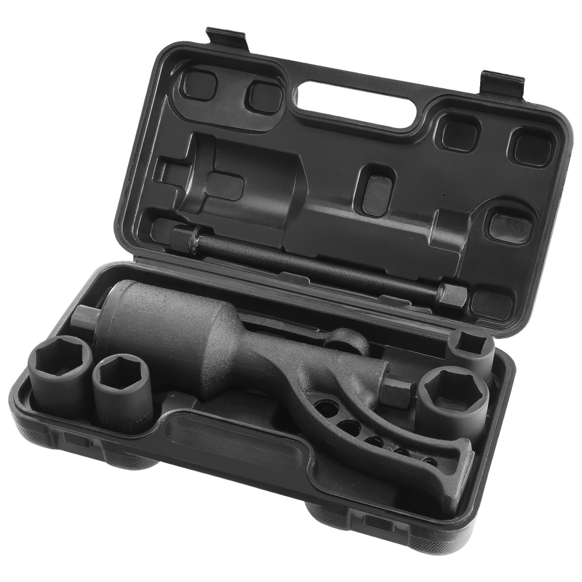 Torque Multiplier Wrench Set 1" Drive 1:64 Lug Nut Remover with 4 Sockets