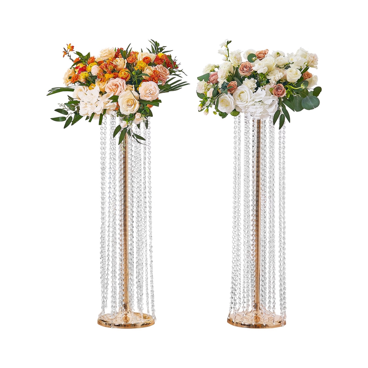 Picture of Vevor HLHJSJHJ90CML9XJLV0 35.43 in. Tall Crystal Wedding Flowers Stand