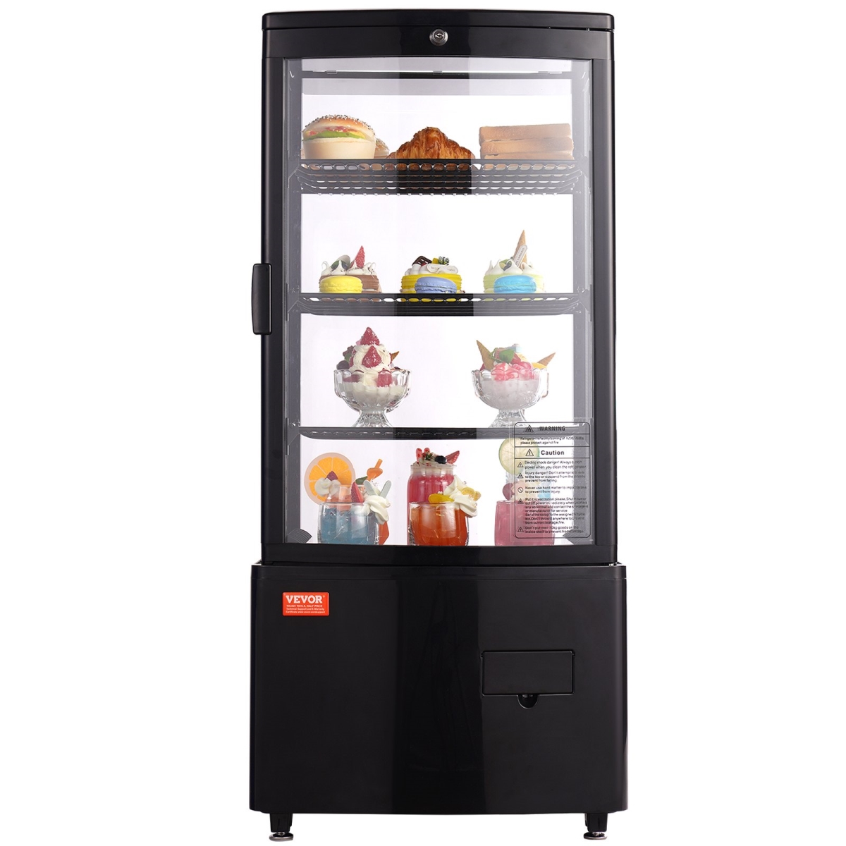 Picture of Vevor LZZSJRJDGJZMKFH7PV1 3 cu. ft. Refrigerated Display Case