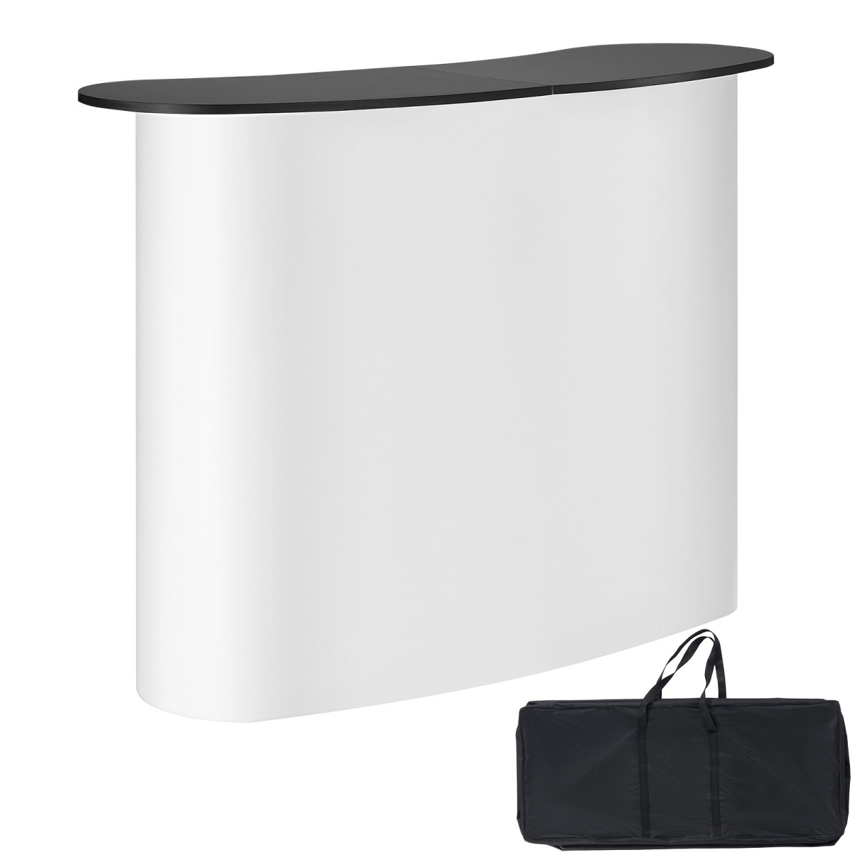 51.18 x 18.31 x 37.4 in. Portable Tradeshow Podium Table