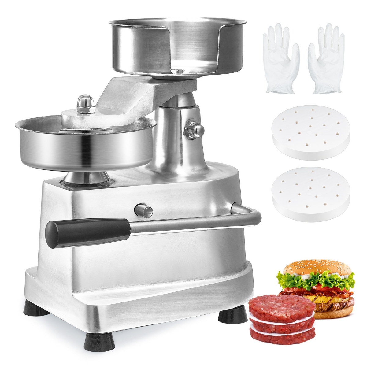 HBRBJYSZLBXGEETPXV0 130 mm Commercial Burger Patty Maker -  Vevor