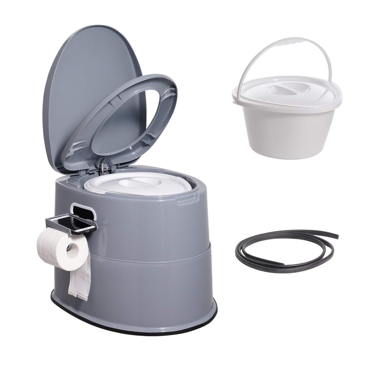 Picture of Vevor MTSBXSMT300BBWUTFV0 Portable Toilet for Camping