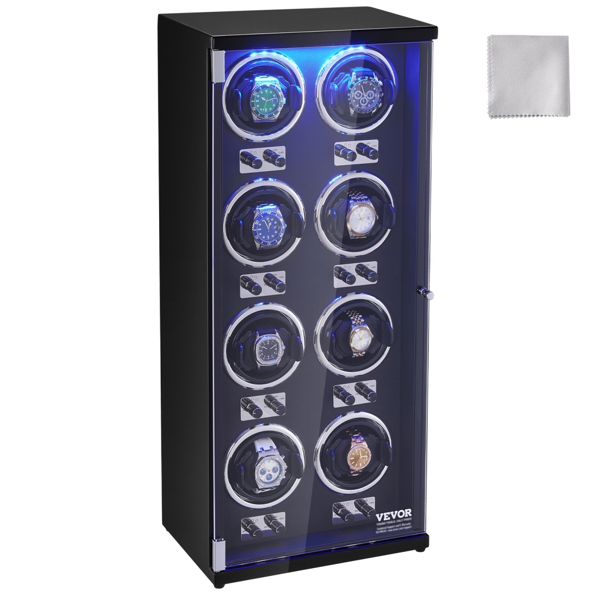 Picture of Vevor SBZDSLH8Z0008YD62V1 Black PU Watch Winder
