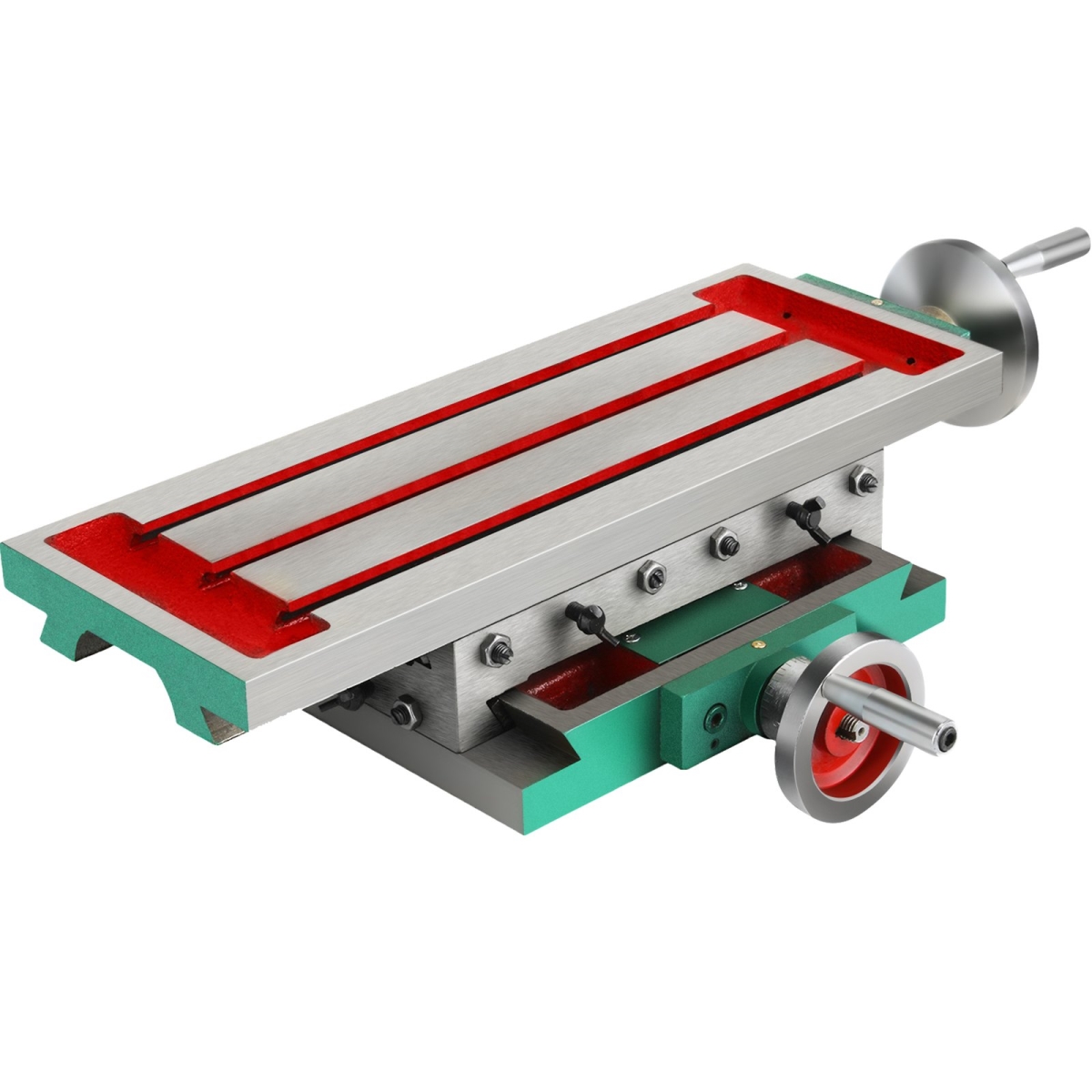 Compound Milling Machine Worktable 17.7x6.7 2 Axis Cross Slide Drill Vise