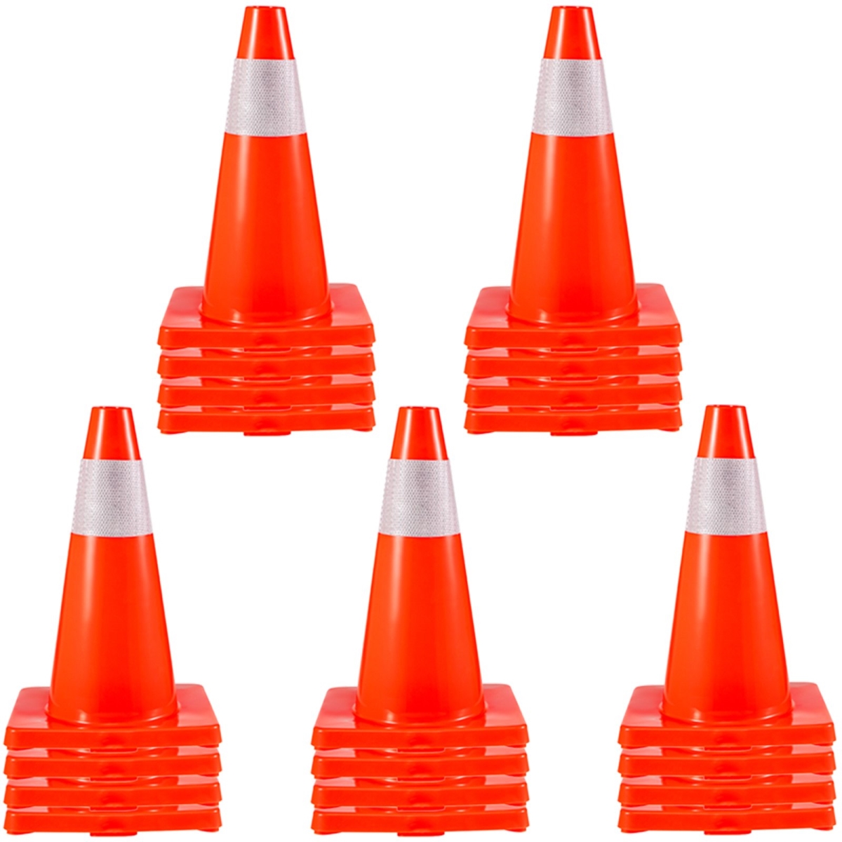 18 in. Traffic Cones, Pack of 20