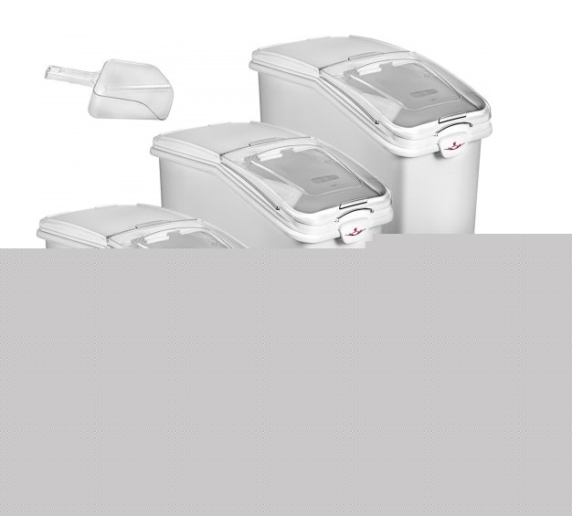 Picture of Vevor MX750X340X730MMX3V0 21 gal Dry Ingredient Storage Bin with Caster - Pack of 3