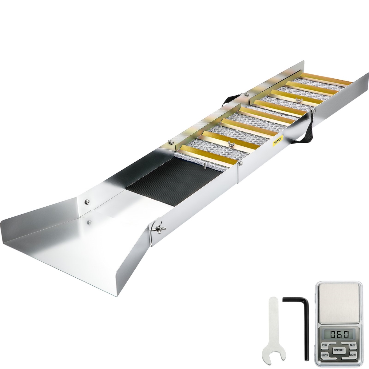 TJGJJSZDLCX508DSSV0 Folding Aluminum Alloy Sluice Box