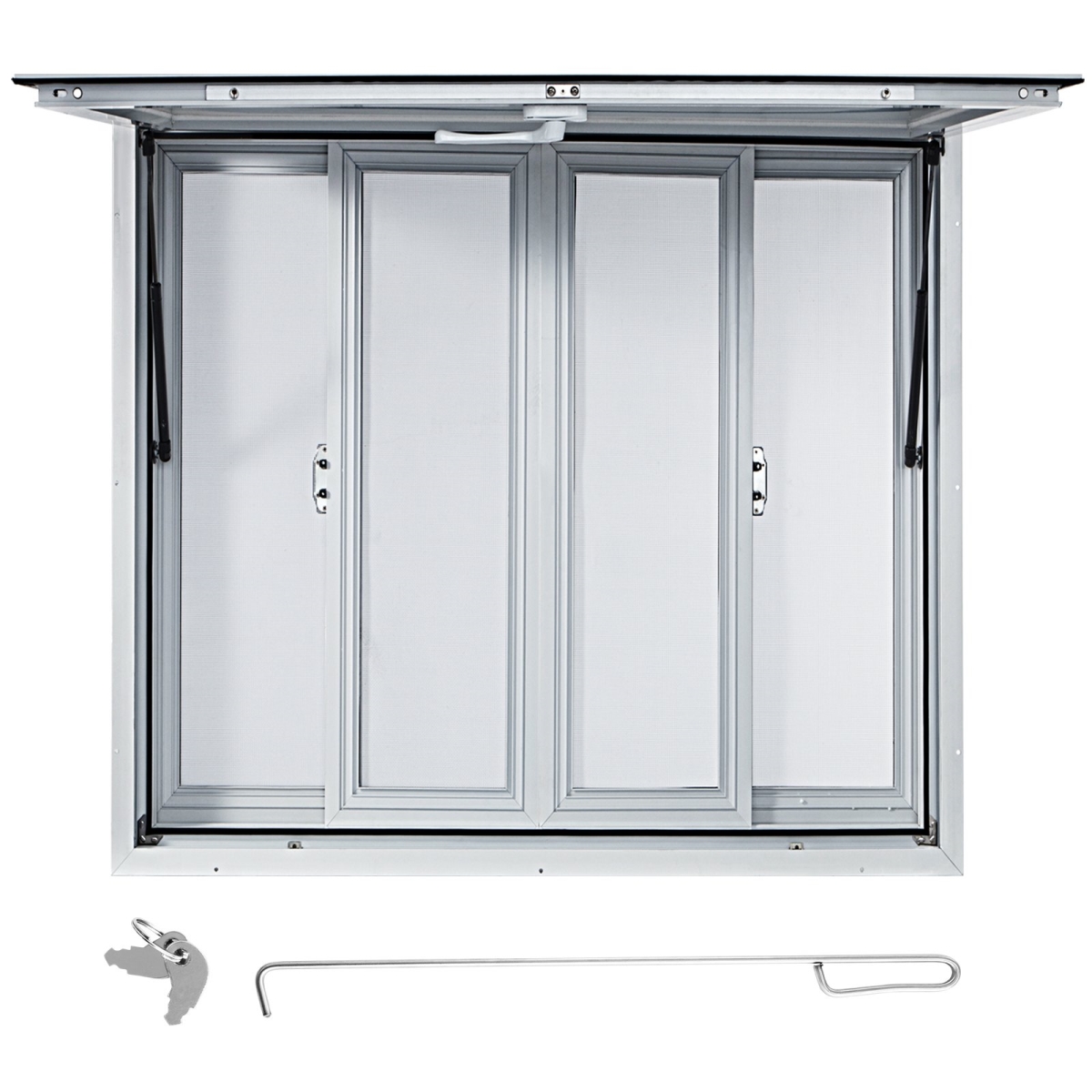 Picture of Vevor SCFWCKYCB3636D0ENV0 36 x 36 in. Aluminum Alloy Food Truck Service Window