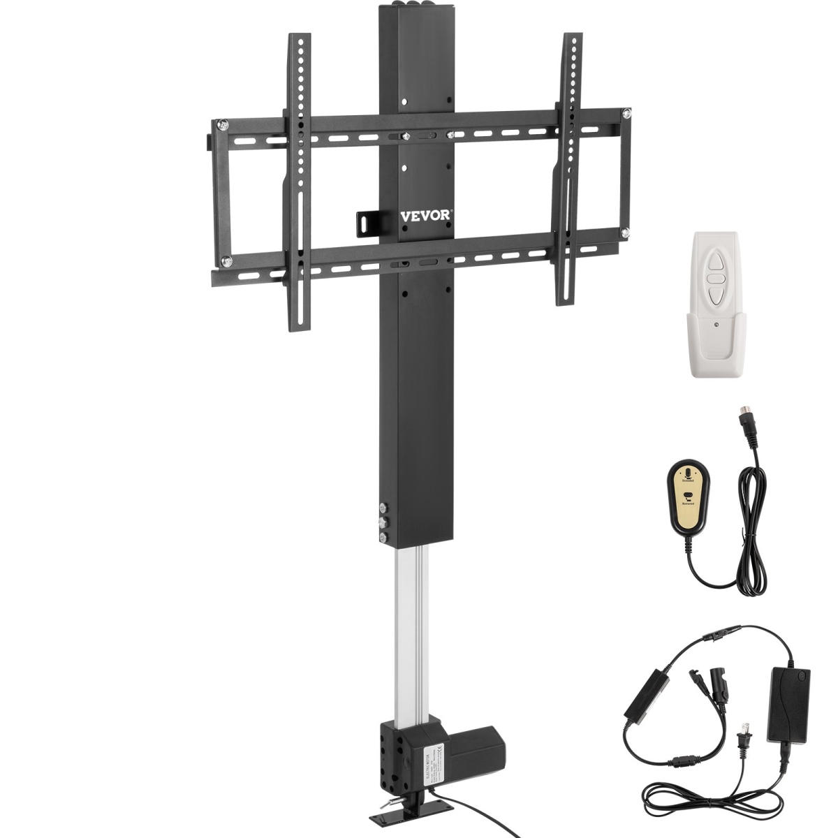 DSZJ800MM60YC0001V1 31 in. Motorized TV Mount for 60 in. TV Lift, Black -  Vevor