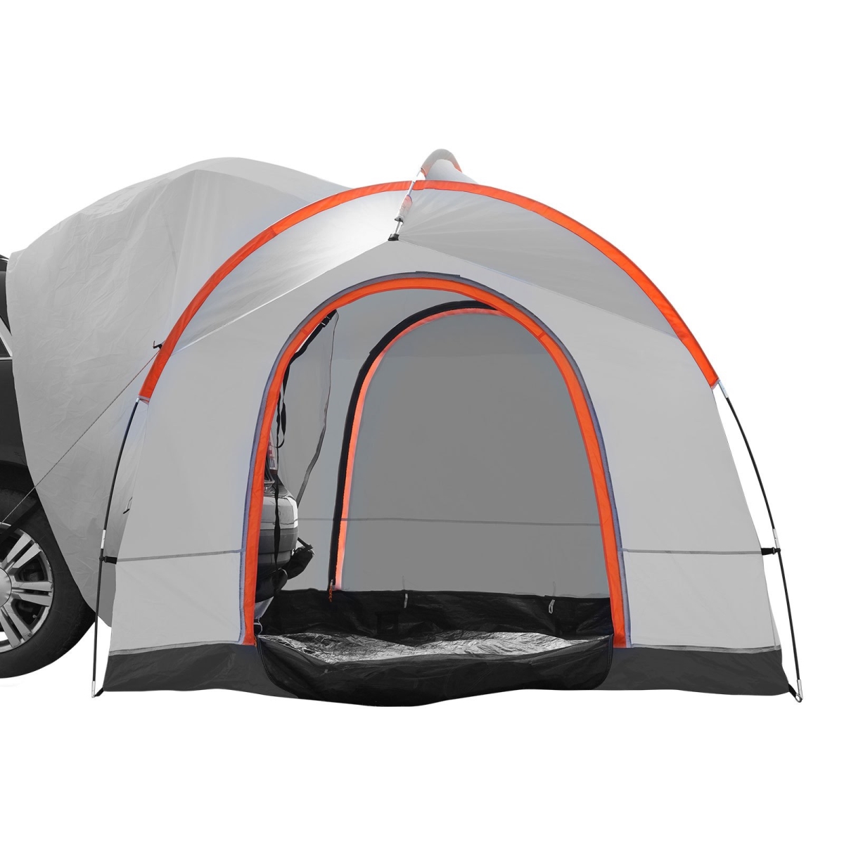 8 ft. SUV Camping Tent for Camping, Gray & White