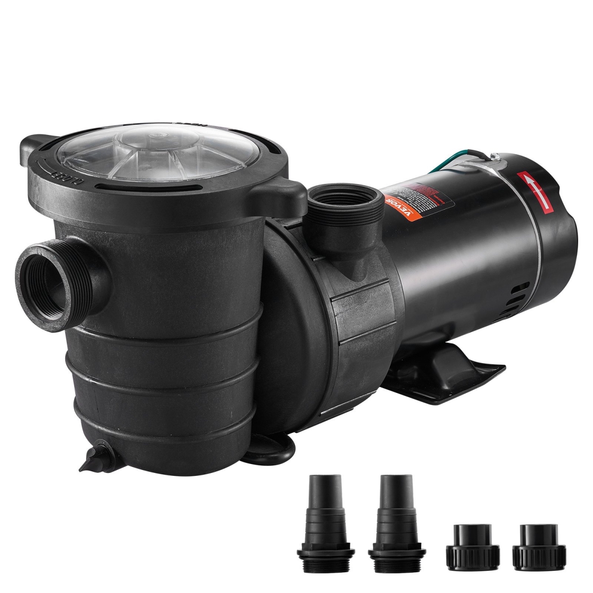 Swimming Pool Pump Above Ground Pool Pump 1.5 HP 88 GPH w/ Strainer