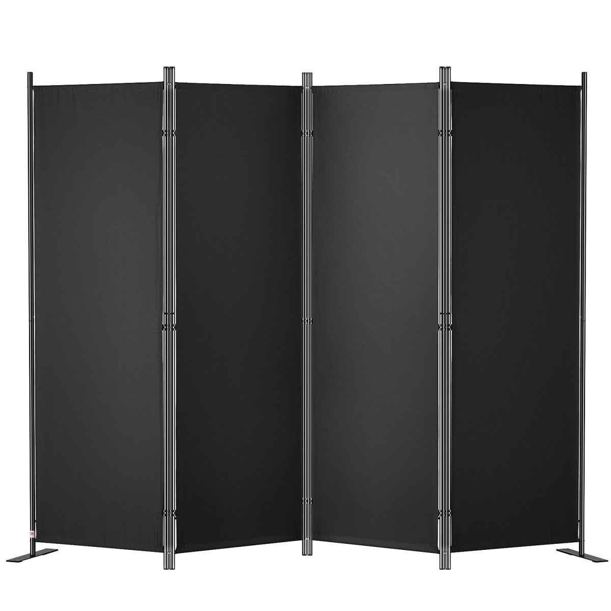 Picture of Vevor BLP488675INCHY0P3V0 5.6 ft. 4-Panel Room Dividers & Folding Privacy Screens&#44; Black