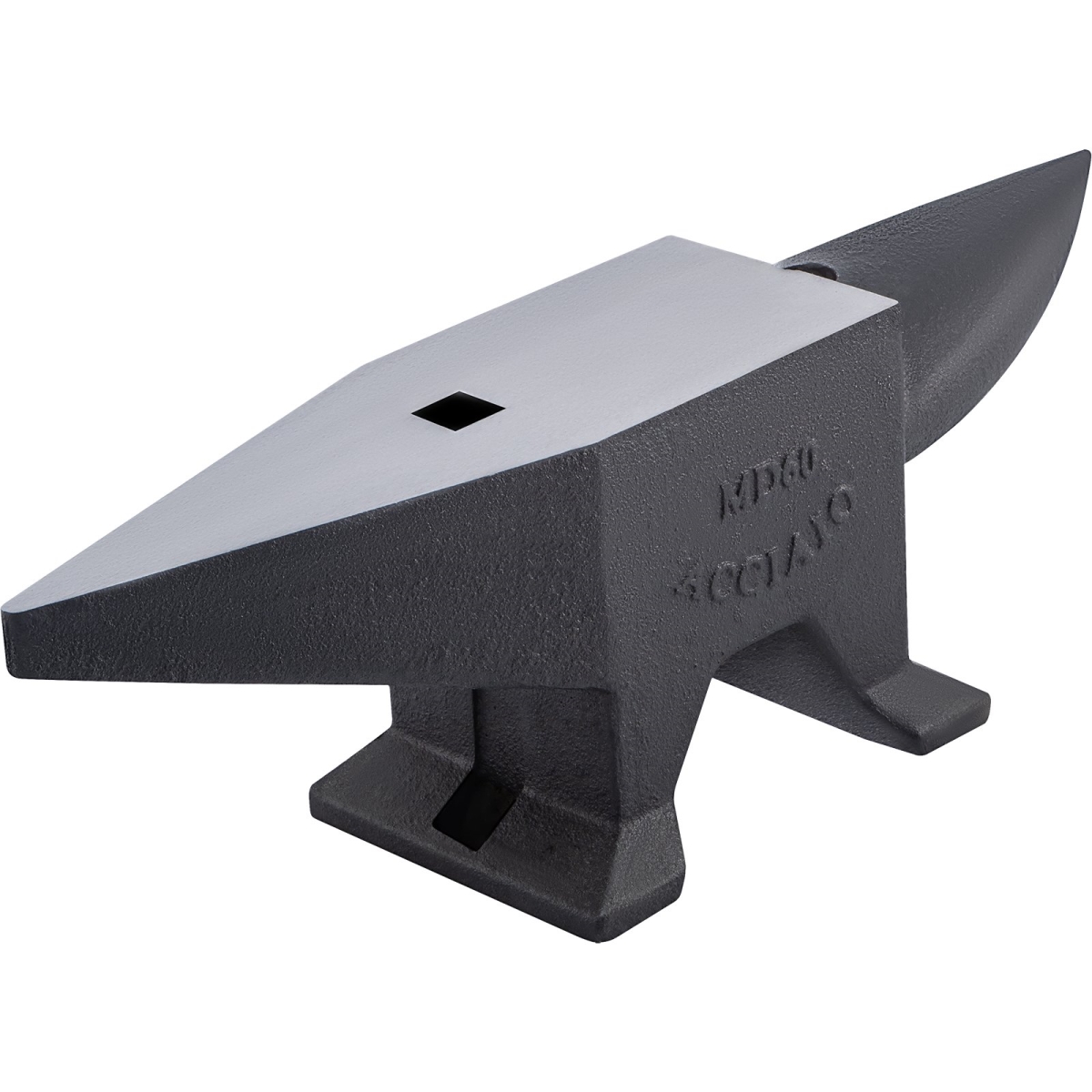 GZHSBDD132LBS2ADFV0 132 lbs Single Horn Anvil with Large Countertop & Stable Base