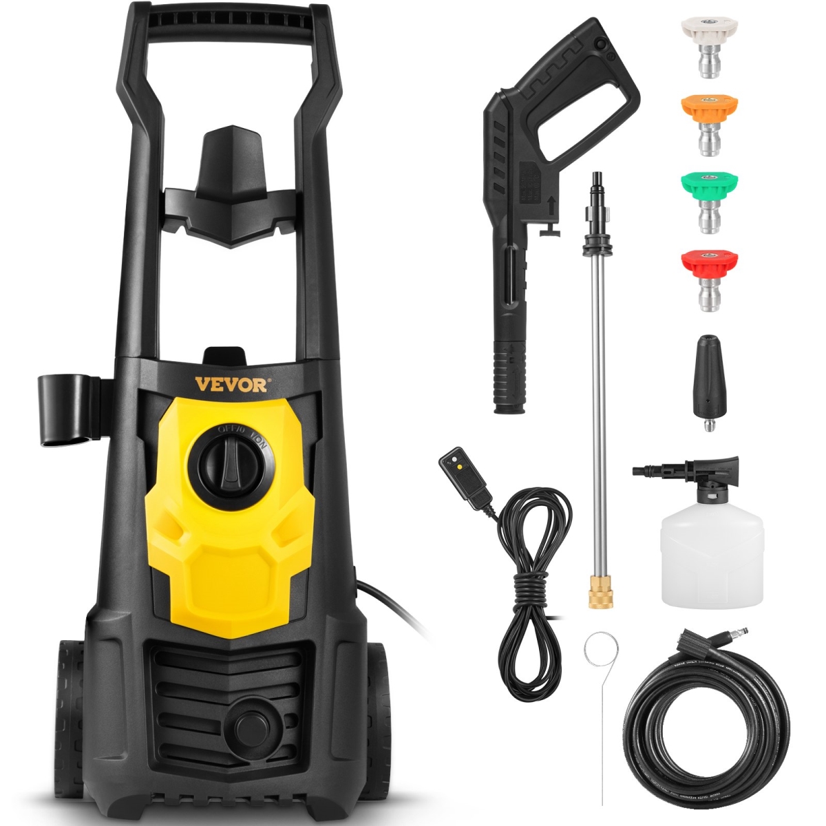 DDG176GPM110VU1K3V1 2000 PSI, Max 1.76 GPM Electric Pressure Washer