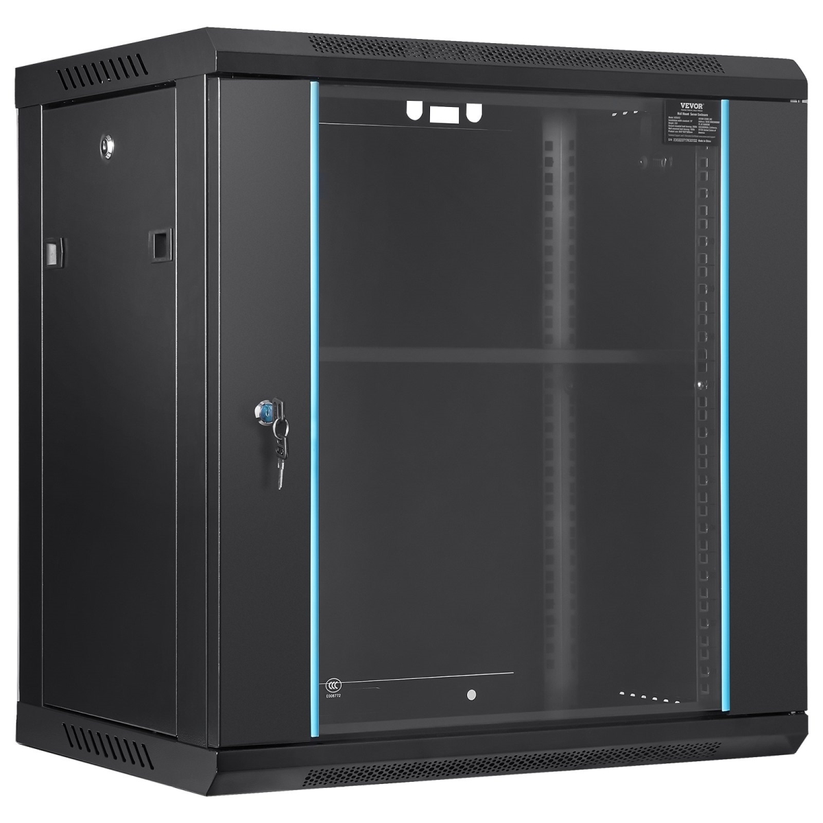 WLJJGHB12U155L3S8V0 15.5 in. 12U Wall Mount Network Server Cabinet