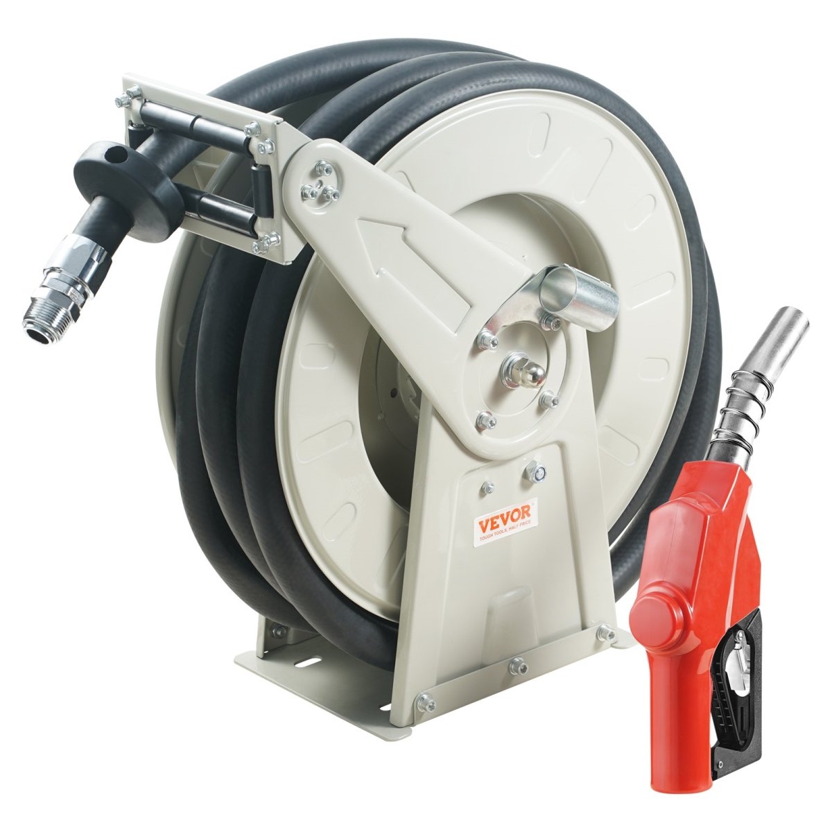 CYRGJP50FT34VDU8KV0 0.75 in. x 50 ft. Extra Long Retractable Diesel Hose Reel -  Vevor