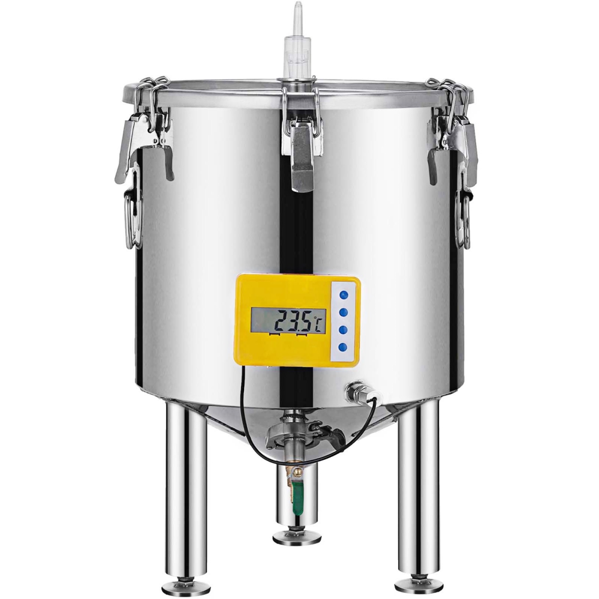 Picture of Vevor JT53L000000000001V0 14 gal Stainless Steel Fermenter Brewing Equipment with Conical Base