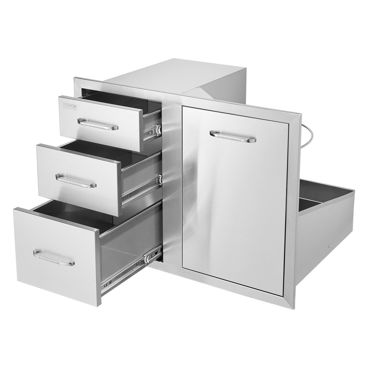 Picture of Vevor CTG22.5X30X230001V0 29.5 x 22.6 x 21.7 in. Outdoor Kitchen Door Drawer Combo