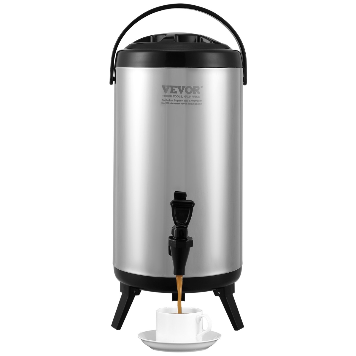 Picture of Vevor YLHLQQYX12L0TQWXUV0 2.4 gal Stainless Steel Insulated Beverage Dispenser