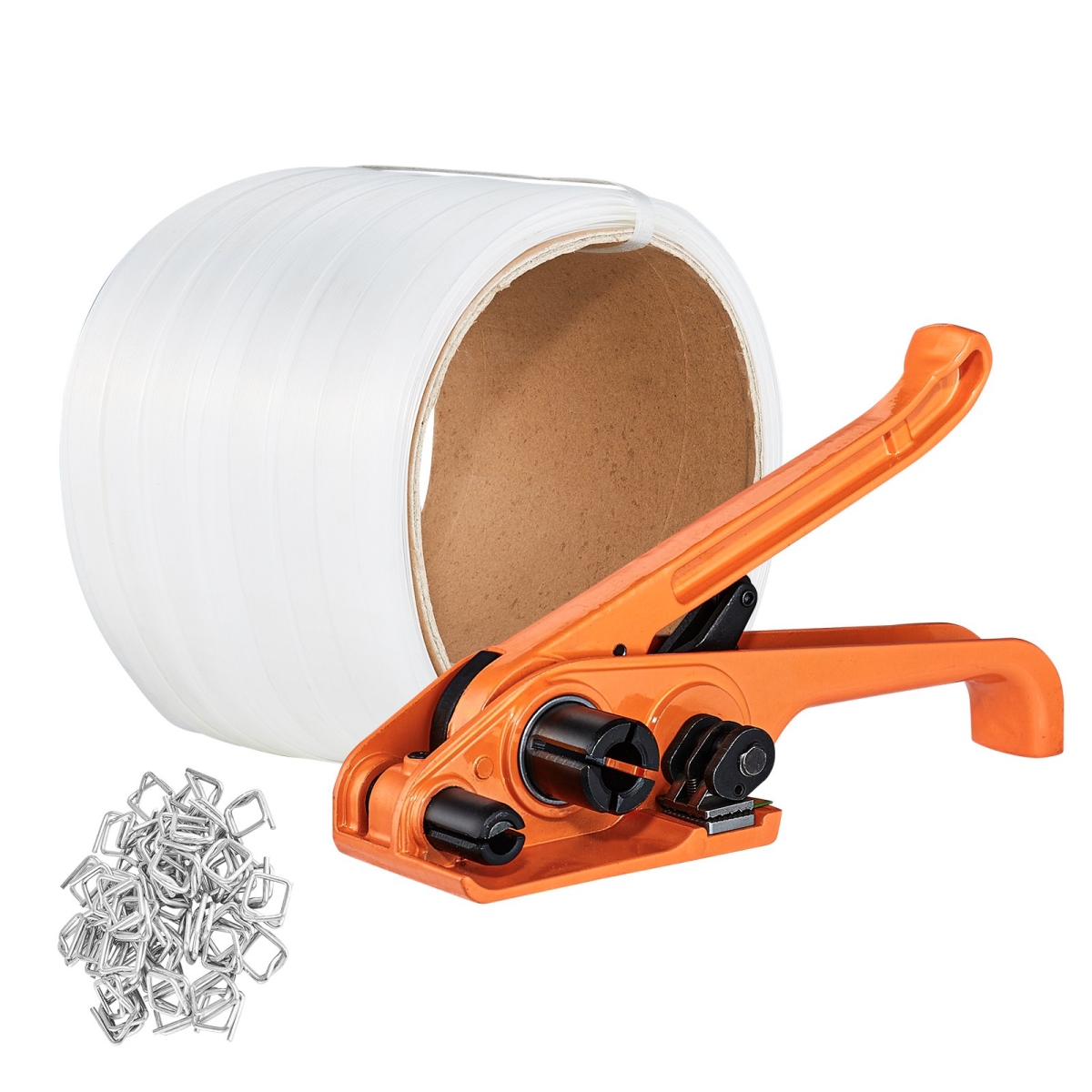 Picture of Vevor BZDKZTJ100M1ZJ8RUV0 328 ft. Banding Strapping Kit with Strapping Tensioner Tool