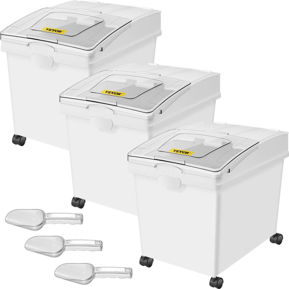 Picture of Vevor MX40QKSGM00000001V0 10.5 gal Ingredient Storage Bin - 3 Piece