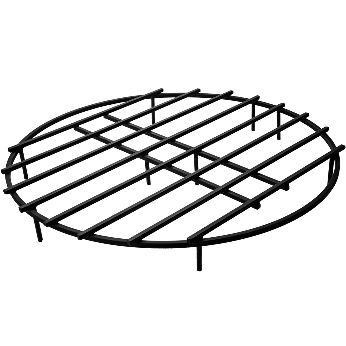 Picture of Vevor LPYCYXFGDDJ36JIRUV0 36 in. Heavy Duty Iron Fire Pit Grate with 9 Removable Legs for Burning Fireplace & Firepits&#44; Black