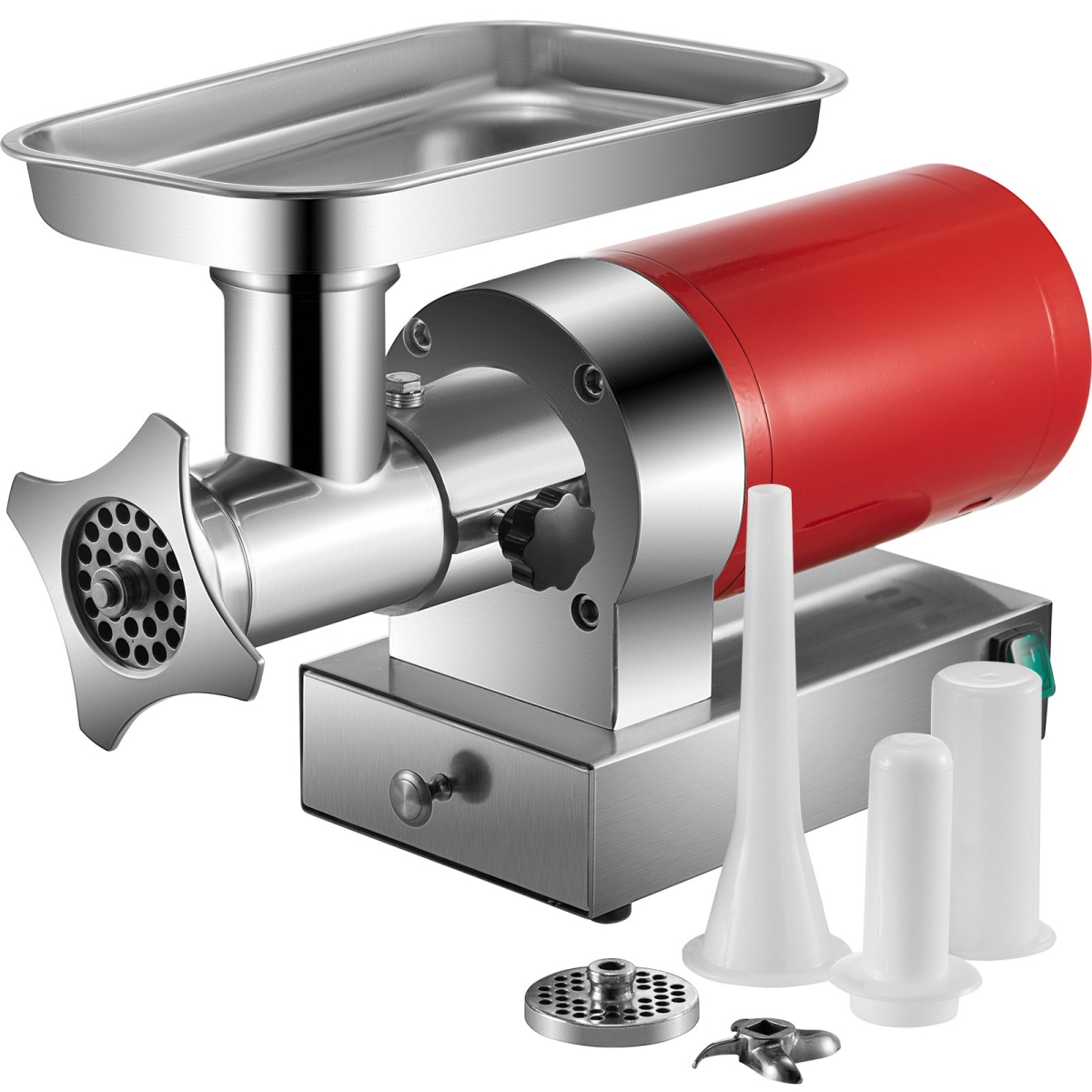Picture of Vevor RJDTMC1100W3YOMFQV1 661 lbs Hour 1100 W 1.5 HP Electric Meat Grinder Machine