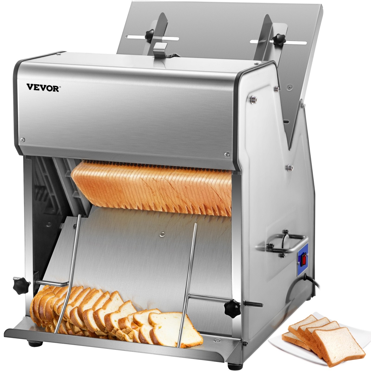 Picture of Vevor QPJ31PMBQPJ000001V1 12 mm Commercial Toast Bread Slicer - 31 Piece