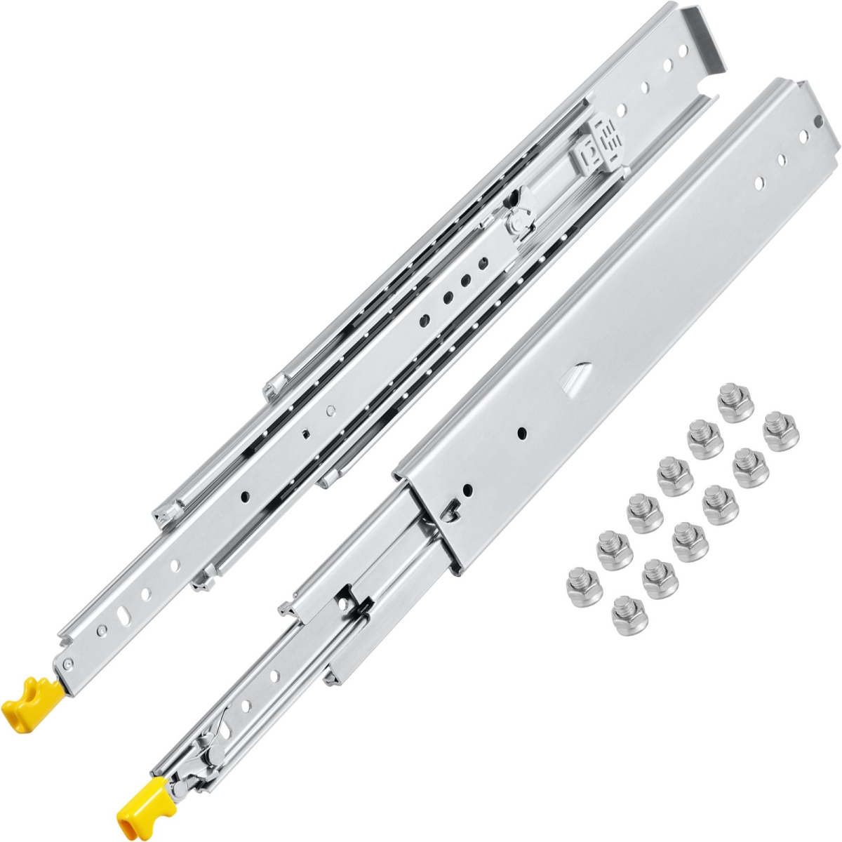 Picture of Vevor SDSSSCTD3050029G9V0 30 in. Heavy-Duty Industrial Steel Up to 500 lbs Capacity Drawer Slides with Lock - 2 Piece