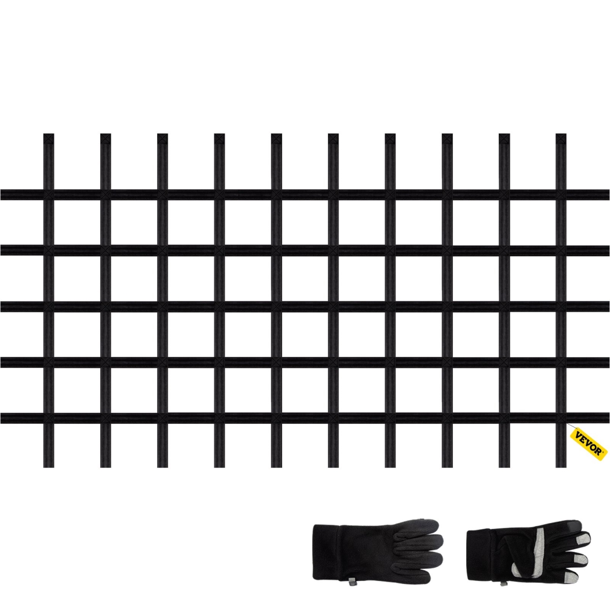 Picture of Vevor PPWHSBDDWC8X4NV4TV0 8 x 4 ft. Polyester Material Playground Climbing Cargo Net&#44; Black