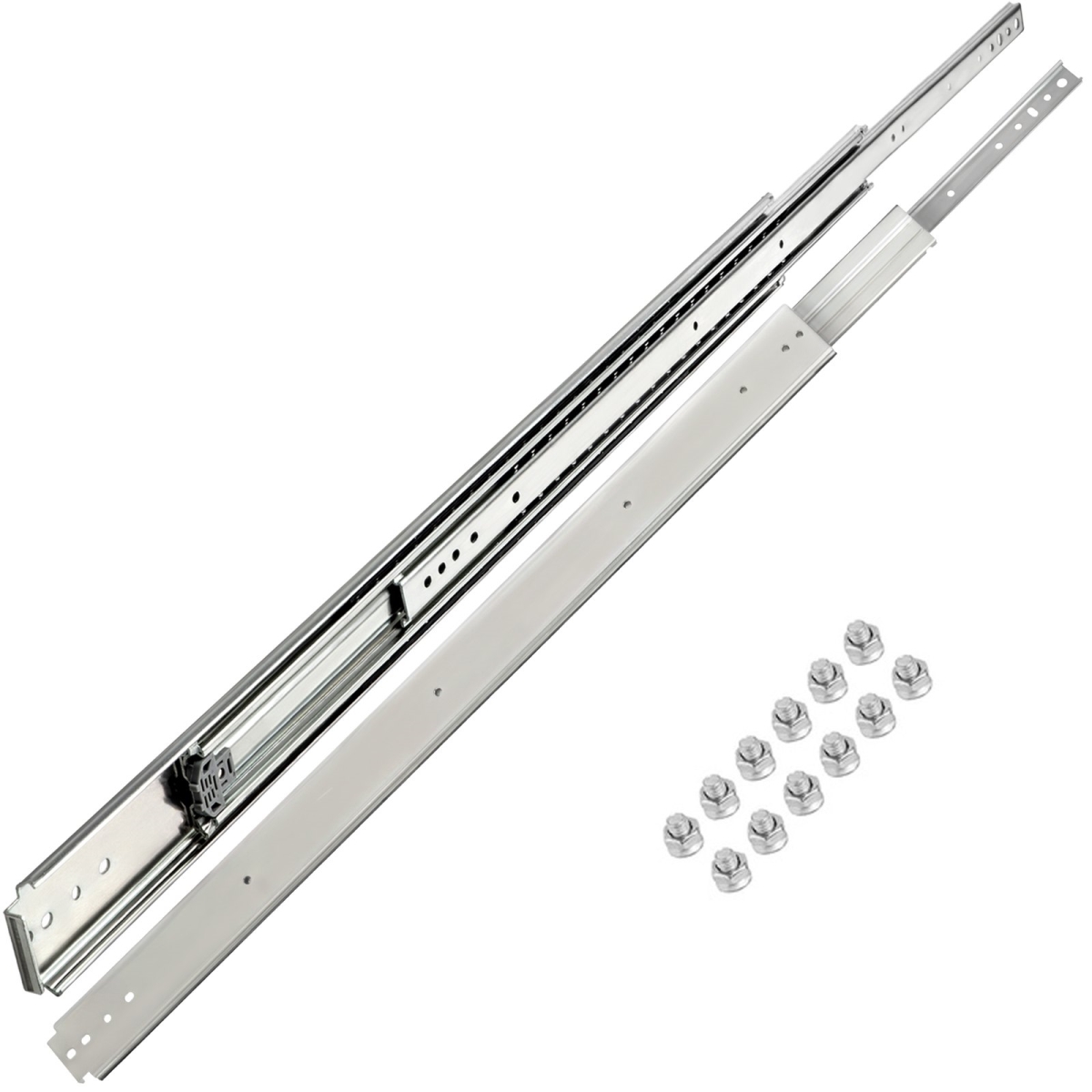 Picture of Vevor CTDGBYCW500482ELXV0 48 in. Heavy Duty Drawer Slides&#44; Silver